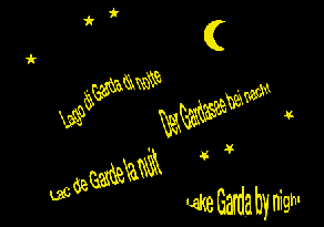 Lago di Garda di notte / Der Gardasee bei nacht / Lac de Garda la nuit / Lake Garda by night