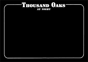 Thousand Oaks at night