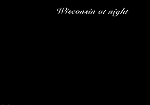 Wisconsin at night