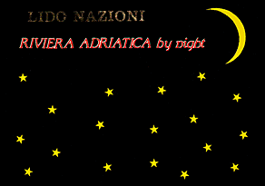 LIDO NAZIONI RIVIERA ADRIATICA by night