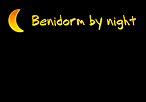 Benidorm by night