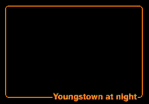 Youngstown at night