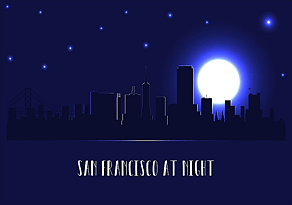 SAN FRANCISCO AT NIGHT
