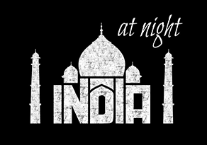 INDIA at night