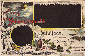 Gruss aus der Silvesternacht in Stuttgart