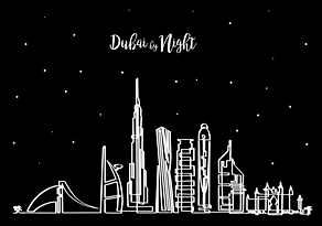 Dubai by Night