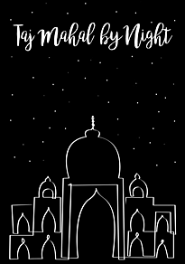 Taj Mahal by Night