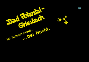 Bad Peterstal-Griesbach im Schwarzwald... ... bei Nacht.