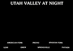 UTAH VALLEY AT NIGHT
