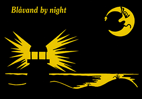 Blavand by night