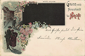 GRUSS AUS Neustadt bei NACHT
