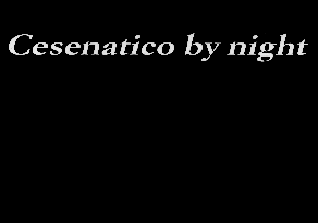 Cesenatico by night