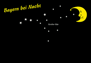 Bayern bei Nacht