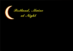 Portland, Maine at Night