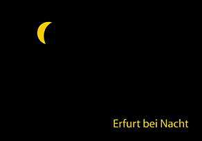 Erfurt bei Nacht