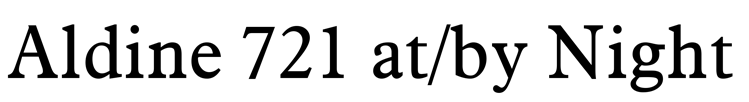 Aldine 721