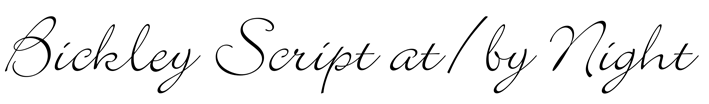 Bickley Script