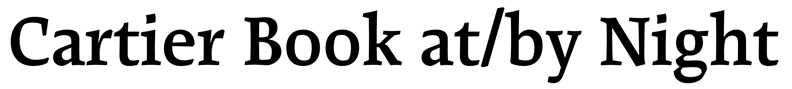 Cartier Book