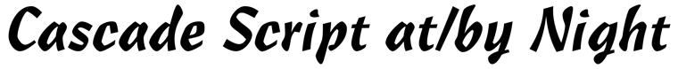Cascade Script