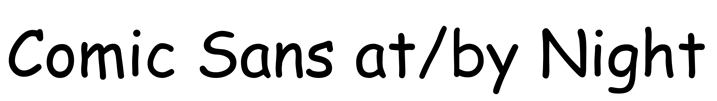 Comic Sans