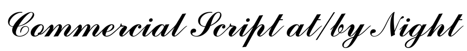 Commercial Script