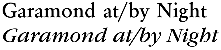 Garamond