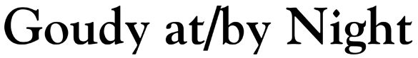 Goudy