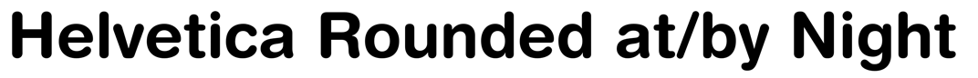 Helvetica Rounded
