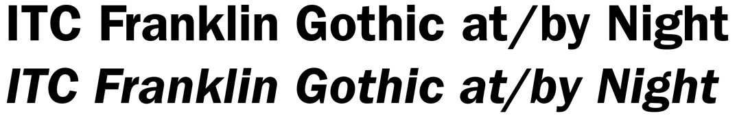 ITC Franklin Gothic