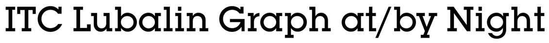 ITC Lubalin Graph