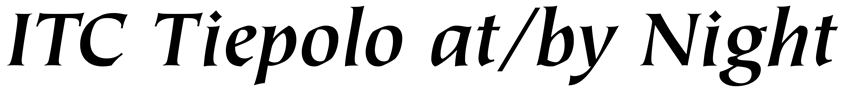 ITC Tiepolo