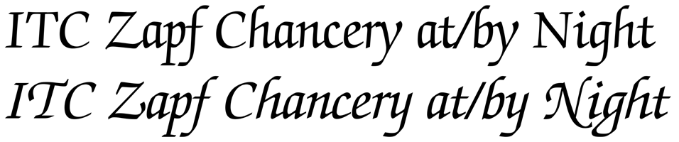 ITC Zapf Chancery