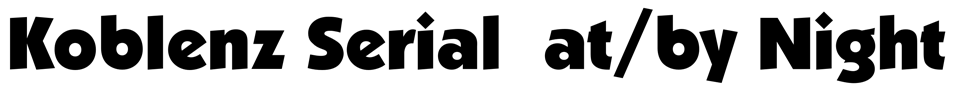 Koblenz  Serial