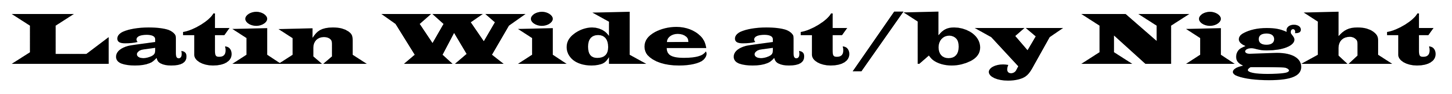 Latin Wide