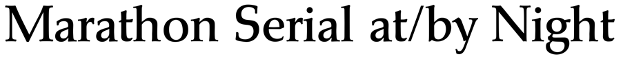 Marathon Serial