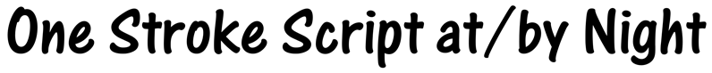 One Stroke Script