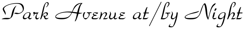 Park Avenue