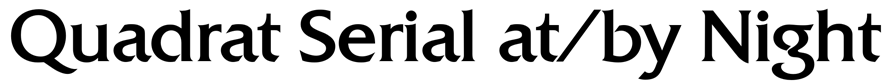 Quadrat Serial