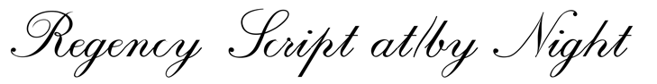 Regency Script