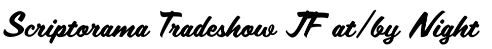 Scriptorama Tradeshow JF