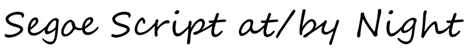 Segoe Script