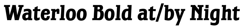 Waterloo Bold